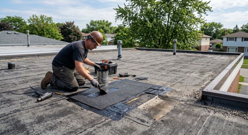 Repairing Single Ply Roof Leaks