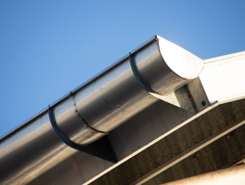 Galvanized Gutter Installation