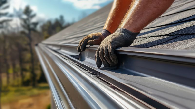 Residential Seamless Metal Gutter Repair
