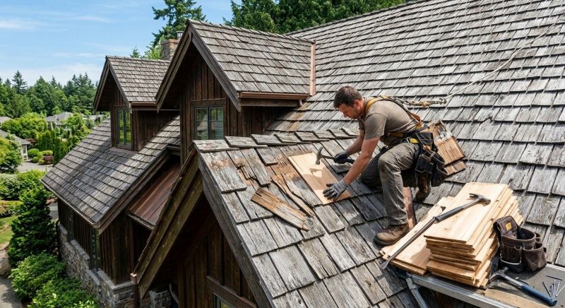 Cedar Shake Roof Replacement