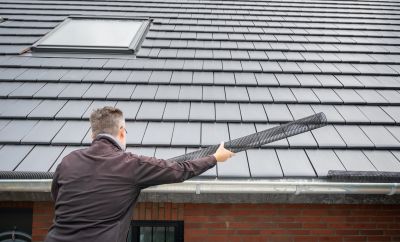 Commercial Gutter Cover Installation