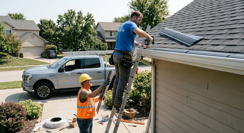 Commercial Gutter Cover Installation