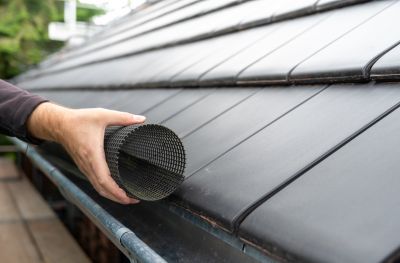 Commercial Gutter Cover Installation