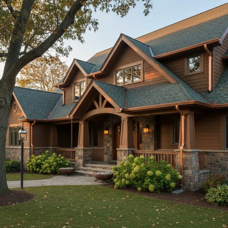 Copper Gutter Installation