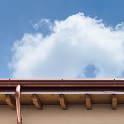 Copper Gutter Installation
