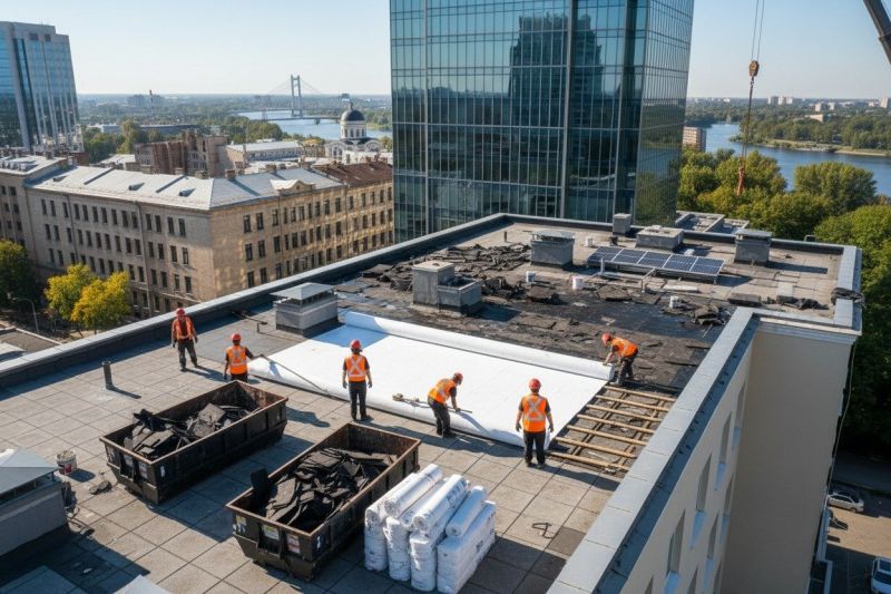 Flat Roofing Options