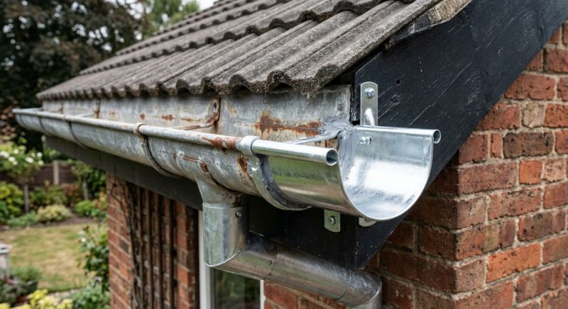 Galvanized Gutter Repair