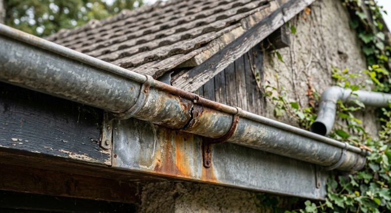 Galvanized Gutter Repair