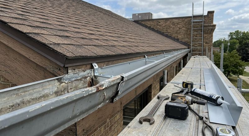 Galvanized Gutter Repair