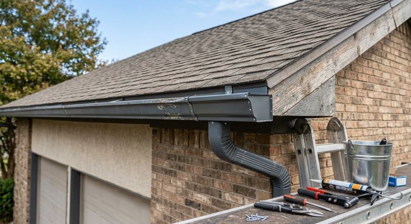 Galvanized Gutter Repair