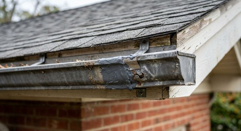 Galvanized Gutter Repair