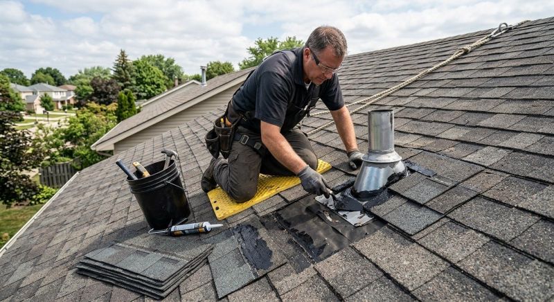 Repairing Missing Asphalt Shingles