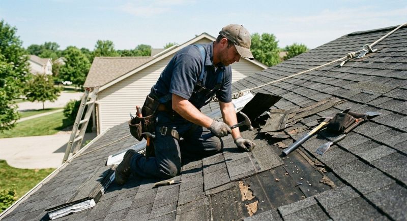 Repairing Missing Asphalt Shingles