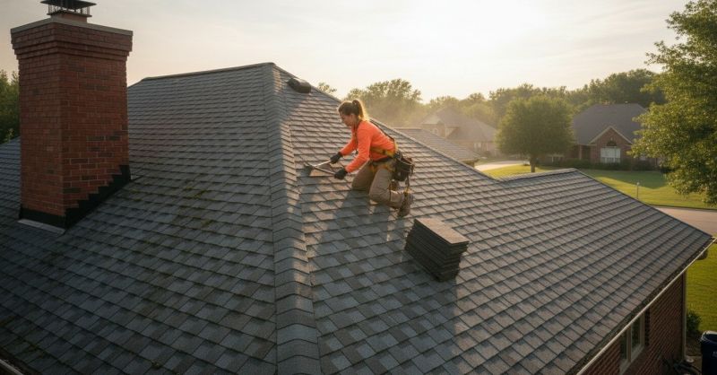 Repairing Missing Asphalt Shingles