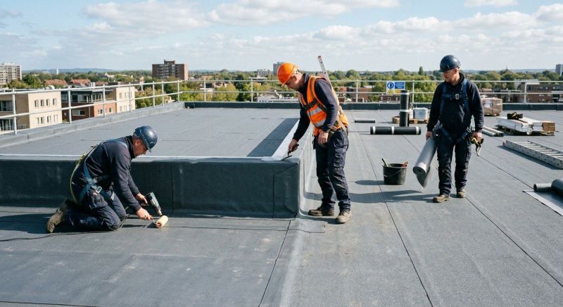 Repairing Single Ply Roof Leaks