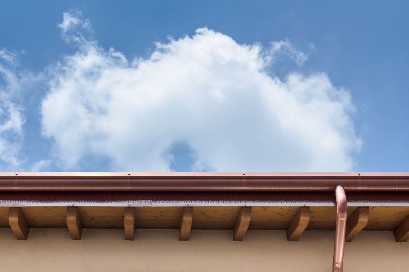 Residential Copper Gutter Installation