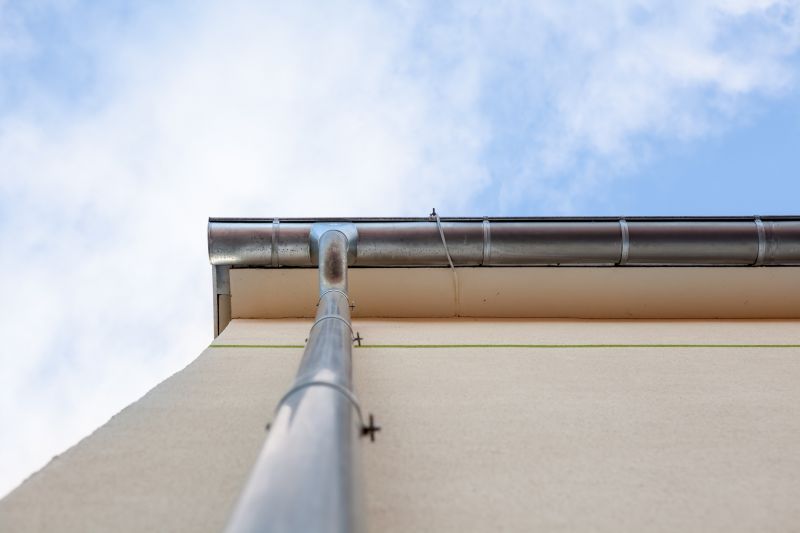 Residential Galvanized Gutter Installation