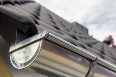 Residential Galvanized Gutter Installation