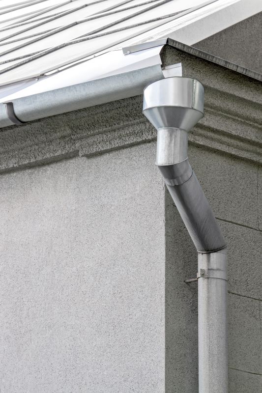 Residential Galvanized Gutter Installation