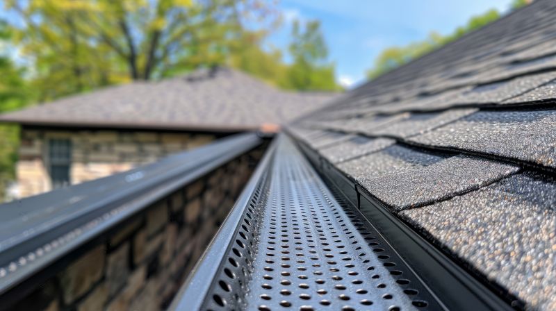 Residential Gutter Cover Installation