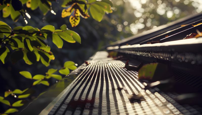 Residential Gutter Cover Installation