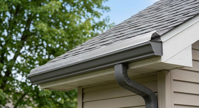 Residential Gutter Cover Installation