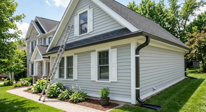 Seamless Metal Gutter Installation