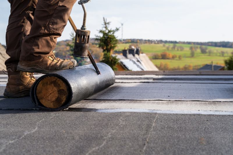 Tar Torchdown Roof Installation