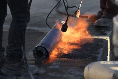 Tar Torchdown Roof Repair