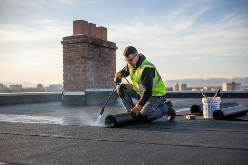 Tar Torchdown Roof Repair