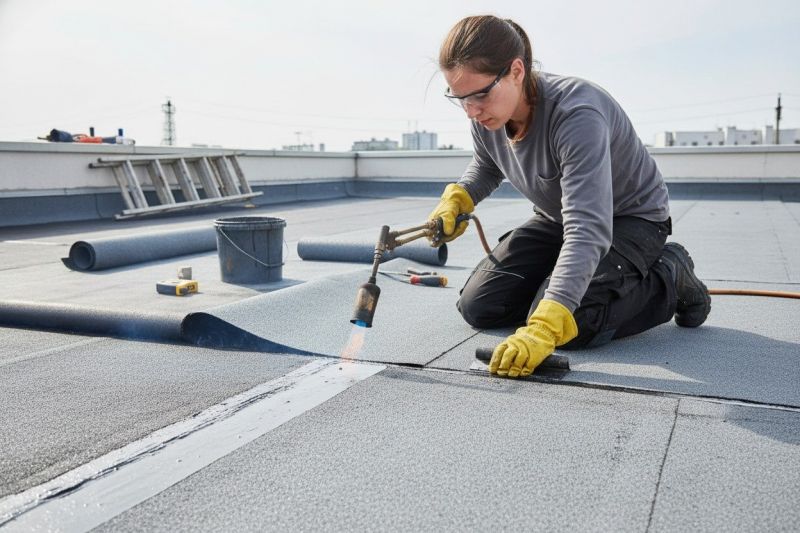 Tar Torchdown Roof Repair