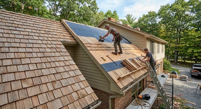Wood Shake Roof Replacement